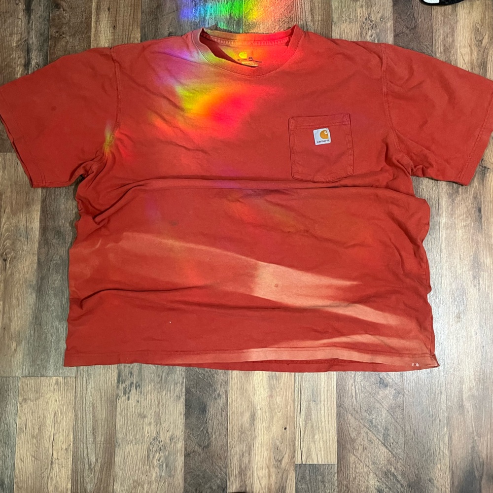 Carhartt Men's Short Sleeve Tee in Rust